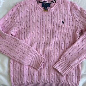 Polo by Ralph Lauren Light Pink Crewneck Sweater